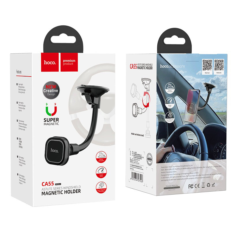 hoco-ca55-astute-series-windshield-car-holder-package